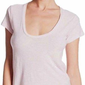 JAMES PERSE WSVH3182CU Scoop  Neck Tee RSW Pink